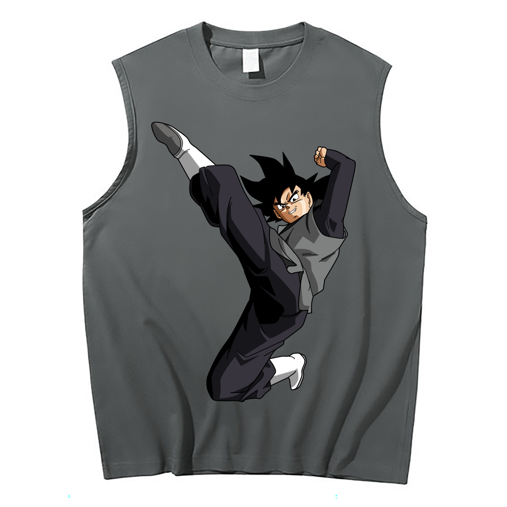 （画像用） ドラゴンボール ベジータ四世（Bejīta Yonsei）DRAGON BALL Vegeta IV コットン100％タンクトップ（フロントプリント）